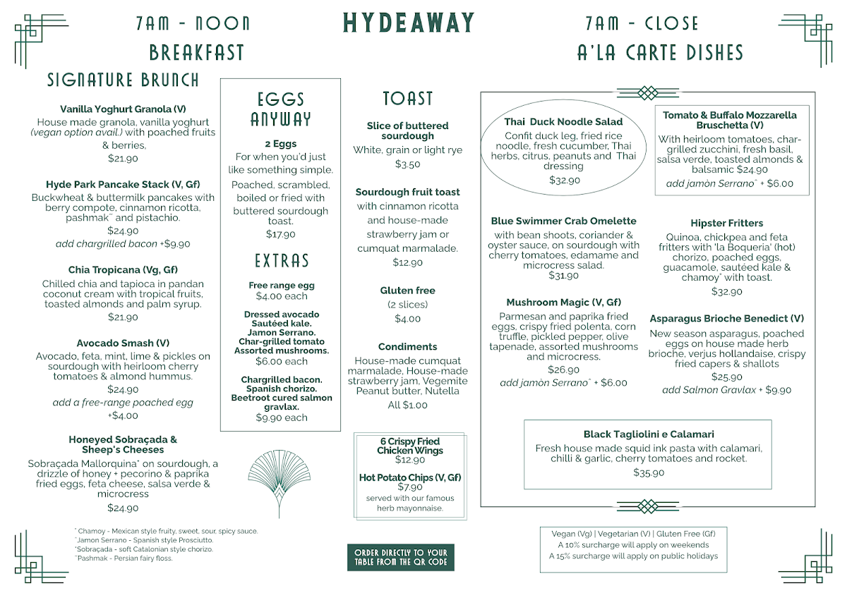 Menu Hydeaway-1
